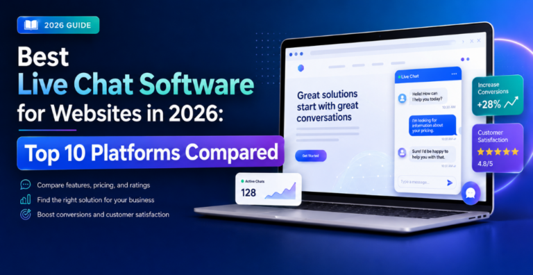 Best Live Chat Software for Websites in 2026-banner-Pravin Kamble Blog
