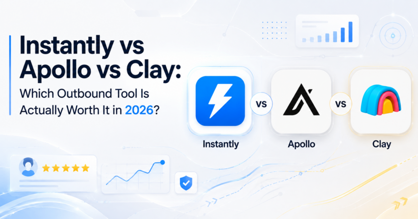 Instantly vs Apollo vs Clay: Which Outbound Tool Is Actually Worth It in 2026?