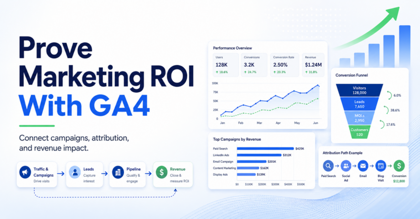 Prove Marketing ROI With GA4-Pravin Kamble Blog Post