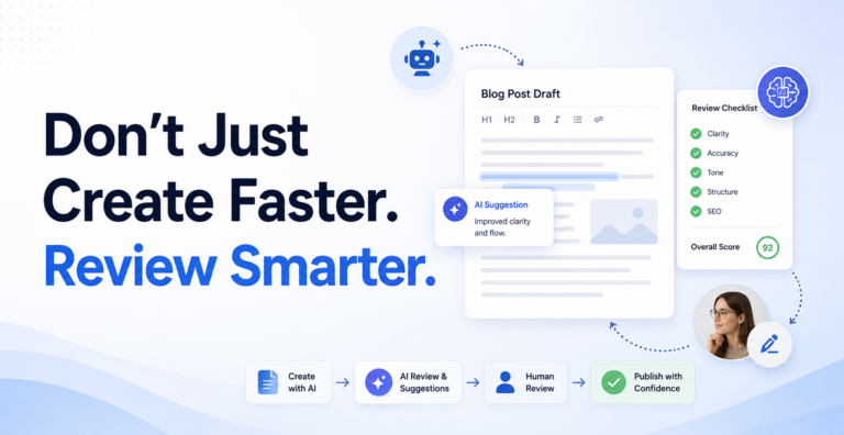How to Build an AI Content Review Workflow-Pravin Kamble Blog